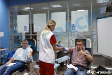 Сотрудники НПК «Грасис» ежегодно сдают кровь в рамках акции «Спасаем жизни»